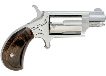 NAA Mini Rev Gen 1 .22 Mag Revolver - Compact 5-Round Stainless Steel