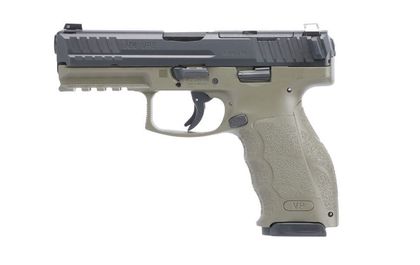 HK VP9-B Gen 1 9mm OD Green Optics-Ready Pistol - 17+1 Capacity