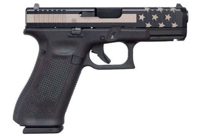 Glock G45 Gen 5 9mm Compact Pistol with USA Flag Slide Finish