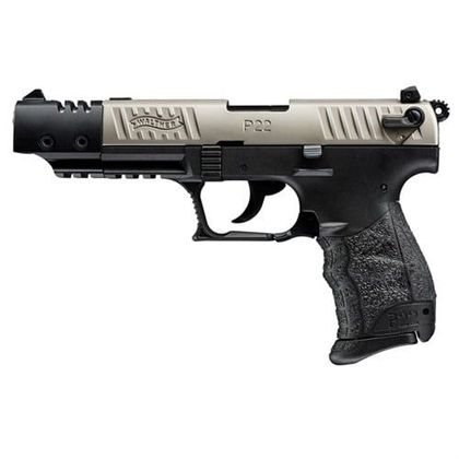 Walther P22 CA Gen 1 Target Nickel .22LR 10-Round Pistol