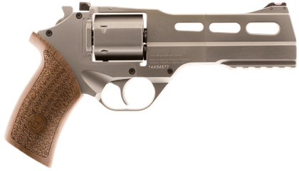 Chiappa Rhino 50SAR Gen 1 .357 Mag Nickel SAO Revolver - 5" Barrel