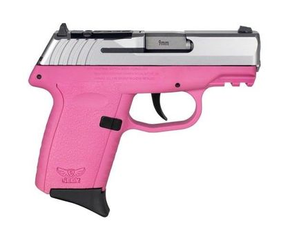 SCCY CPX-2 Gen 3 Pink 9mm - Compact Stainless Slide, 10+1 Capacity