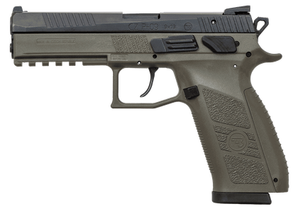 CZ P-09 Gen 2 9MM OD Green Precision Pistol, 4.54" Barrel