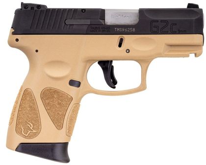 Taurus G2c Gen 1 9mm Compact Semi-Auto Pistol - Black & FDE Finish