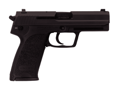 HK USP45 V7 DAO .45 ACP Pistol - 12+1 Rounds, Black Polymer Finish