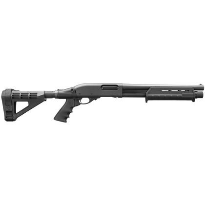 Remington 870 TAC-14 Gen 1 Pump Shotgun, 12 Ga, Matte Black, Arm Brace
