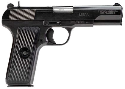Zastava M57A Gen 1 7.62mm Semi-Auto Handgun - 9+1 Rounds, Blued Finish