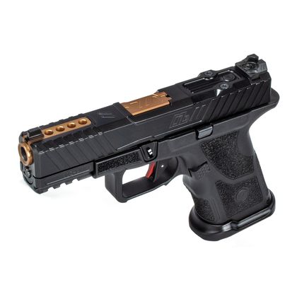 ZEV O.Z9C Gen 1 Hypercomp 9mm Compact Match Pistol, Black/Bronze