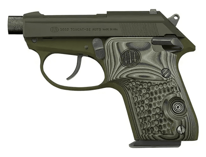 Beretta Tomcat Covert Gen 1 - OD Green .32 ACP Compact Pistol