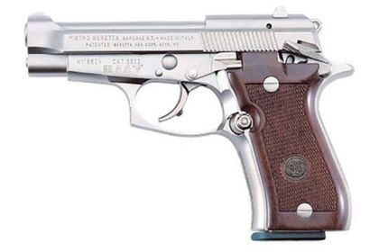 Beretta 84 FS Cheetah .380 ACP Nickel Semi-Auto Pistol