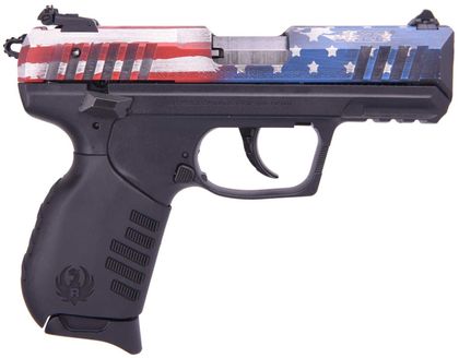 Ruger SR22 Gen 1 .22 LR American Flag Cerakote Compact Pistol
