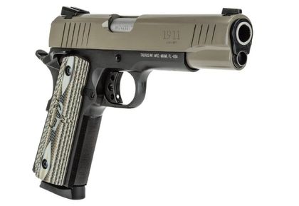 Taurus 1911FS Sand .45 ACP Gen 1 Pistol - Cerakote Steel Frame, 8+1