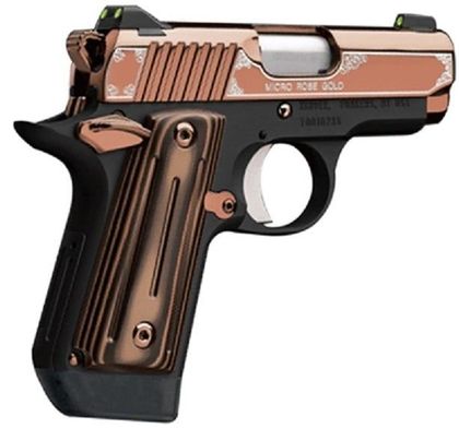 Kimber Micro 9 Rose Gold Gen 1: Elegant 9mm, G10 Grips, Night Sights