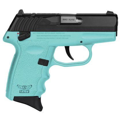 SCCY CPX-4 Gen3 RDR .380 ACP Subcompact - Blue Grip, 10+1 Capacity
