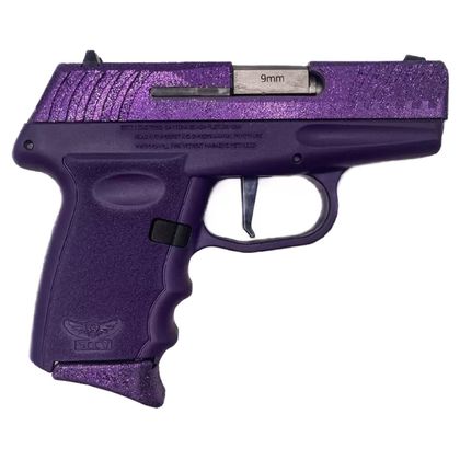 SCCY DVG1 Gen 1 9mm Striker Pistol - Purple & Metallic Slide