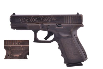 GLOCK G19 Gen 3 Bronze "We The People" 9mm Semi-Auto Pistol