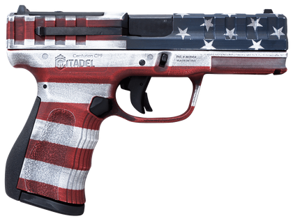 Citadel CP9 Gen 1 9mm American Flag Semi-Auto Handgun - 14+1 Capacity