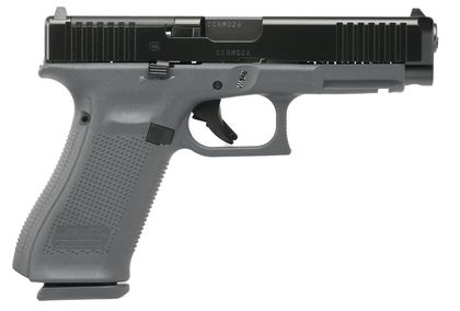 Glock 47 Gen5 MOS Grey 9mm Pistol, Optics-Ready, 4.49" Barrel, 17+1 Capacity