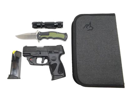 Taurus G2C Gen 1 9mm Compact EDC Pistol with Laser & Flashlight Kit