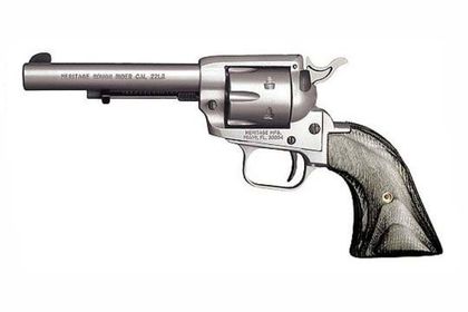 Heritage Rough Rider .22 LR Revolver Gen 1 - Silver & Hardwood Grip