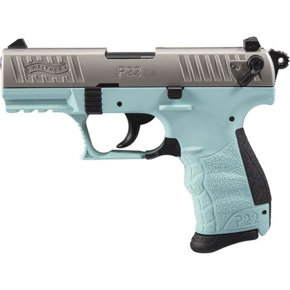 Walther P22 Gen 1 Angel Blue .22LR Compact - Versatile 10+1 Pistol