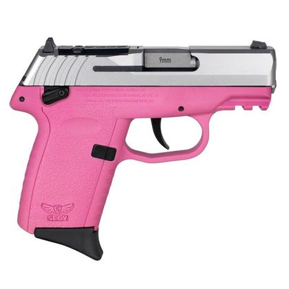 SCCY CPX-1 Gen 3 Pink Stainless 9mm Compact Pistol - DAO, 10+1 Capacity
