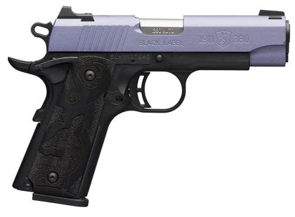 Browning 1911-380 Black Label Compact .380 ACP - Crushed Orchid Finish