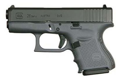 Glock G26 Gen 4 Subcompact 9mm - Gray Cerakote, 10-Round Capacity