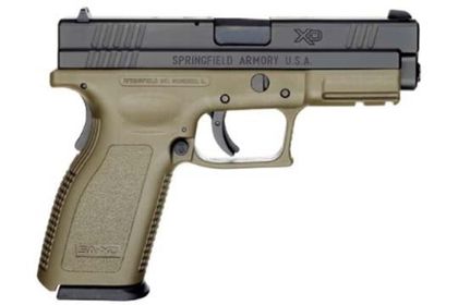 Springfield XD-45 Tactical Gen 1 .45 ACP Pistol - OD Green Finish
