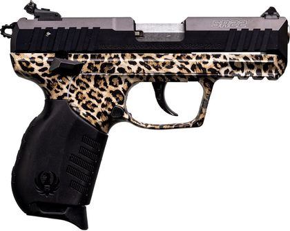 Ruger SR22 Leopard Edition .22 LR Pistol - Lightweight, 10rd, 3.5" Barrel