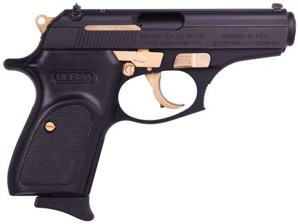 Bersa Thunder 22 Gen 1 - Elegant Black/Gold .22 LR Semi-Auto Pistol