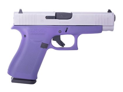 Glock 48 Slimline Purple 9mm Pistol - Cerakote Finish, 10 Rounds