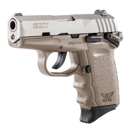 SCCY CPX-1 FDE 9mm Compact DAO Pistol - Ergonomic, Lightweight, Reliable