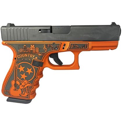 Glock 19 Gen 3 "TN-Orange" 9mm - 15 Rounds, Safe Action, Engraved Design