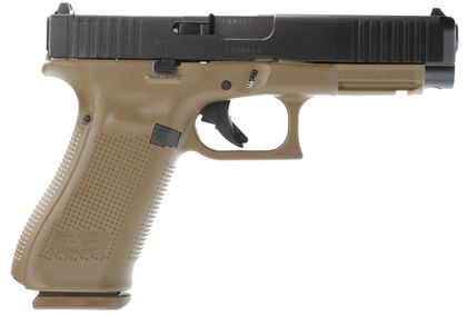 GLOCK G47 G5 MOS 9mm Tactical Pistol - FDE/Black, Optics Ready