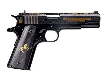 Colt 1911 Gov .38 Super Elite Engraved Collector's Edition Pistol
