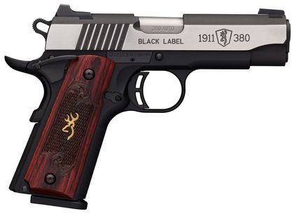 Browning 1911-380 Black Label Medallion Pro Compact SAO Pistol Gen 1