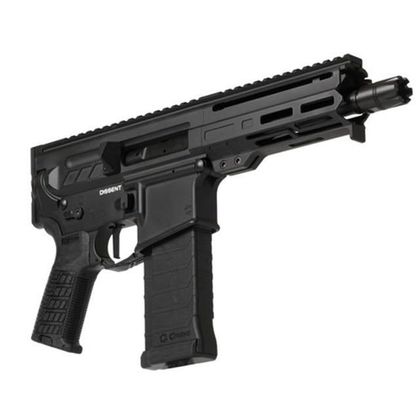CMMG Dissent MK4 5.7x28mm Semi-Auto Pistol, Optic-Ready, Black Cerakote
