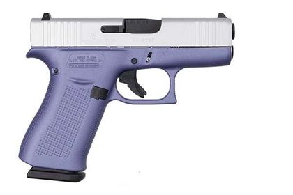 Glock 43X Orchid Compact 9mm Pistol - Gen 1 Satin & Crushed Cerakote