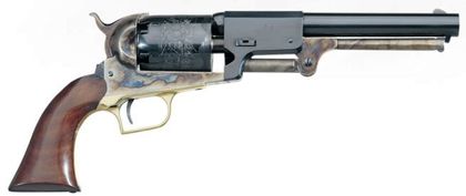 Uberti Whitneyville Dragoon .45 ACP Revolver - Engraved Blue 1st Gen