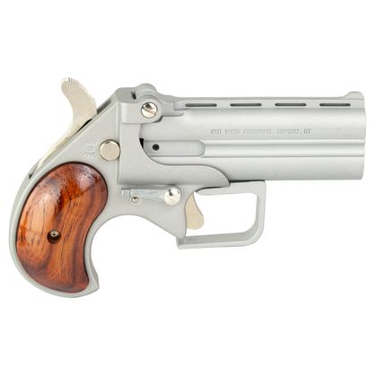 Old West Big Bore Derringer .380 ACP 3.5" Silver Satin Compact Carry
