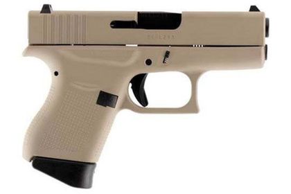 Glock G42 Gen 5 Desert Tan .380 ACP Subcompact Carry Pistol