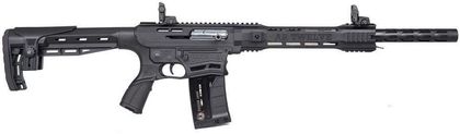 Panzer Arms AR-12 Tactical Shotgun Gen 4 - 12GA Semi-Auto, Black Finish