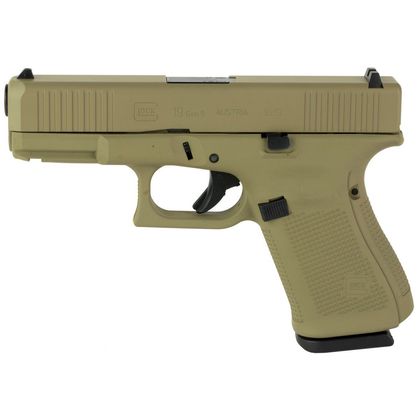 Glock 19 Gen5 M.O.S. Coyote Tan 9mm Optic-Ready Pistol | 15rd