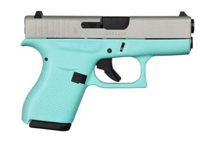 Glock G42 Gen 5 .380 ACP Subcompact - Robin Egg Blue Cerakote
