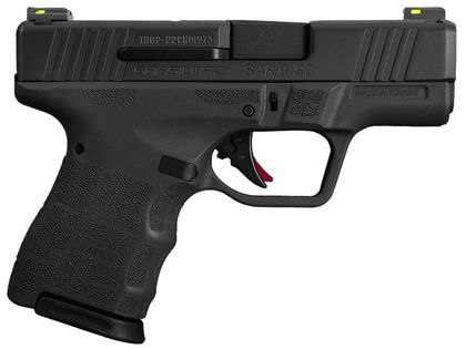 SAR9 SC Gen 1 Subcompact 9mm Pistol - 12+1 Rounds, Black Finish