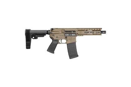 Diamondback Carbon DB15 Gen 1 FDE Pistol 223/5.56, 7" Barrel, 30rd PMAG