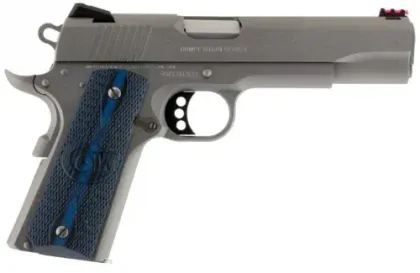 Colt Gen 1 Stainless 9mm Luger Semi-Auto Pistol - 5" Barrel, 9-Round