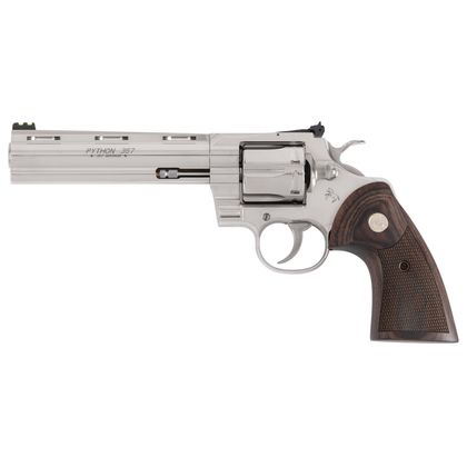 Colt Python Gen 1 - .357 Mag 6" Stainless Revolver with Walnut Grips