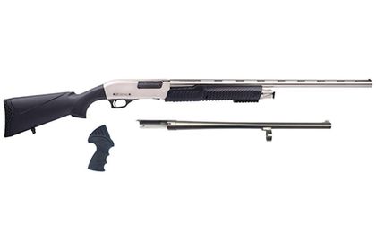 Armscor Meriva 3-1 Chrome Pump Shotgun - Sleek, Versatile 12 Gauge